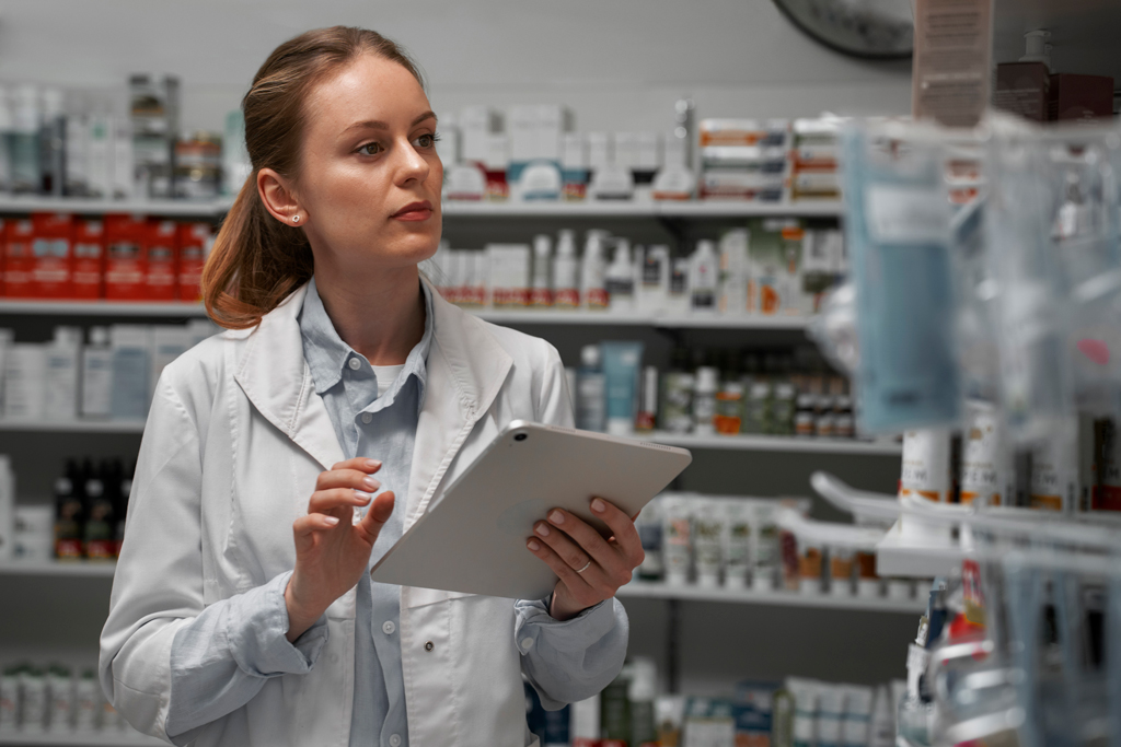 gestión farmacia por categorías